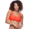 image:imageBody Glove Womens Smoothies Kate Solid Crop Bikini Top Swimsuit with Front TieSmoothie Spark