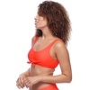 image:imageBody Glove Womens Smoothies Kate Solid Crop Bikini Top Swimsuit with Front TieSmoothie Spark