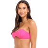 image:imageBody Glove Womens Smoothies Tainted Love Solid Retro Bandeau Bikini Top SwimsuitBubble Gum