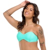 image:imageBody Glove Womens Smoothies Tainted Love Solid Retro Bandeau Bikini Top SwimsuitSea Mist