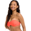 image:imageBody Glove Womens Smoothies Tainted Love Solid Retro Bandeau Bikini Top SwimsuitSunset