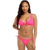 image:imageBody Glove Womens Smoothies Tie Side Solid Fuller Coverage Bikini Bottom SwimsuitBikini BottomsBubblegum