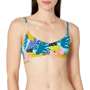 image:imageBody Glove Womens Palmer Underwire Adjustable Bikini Top SwimsuitCuracao Tropical