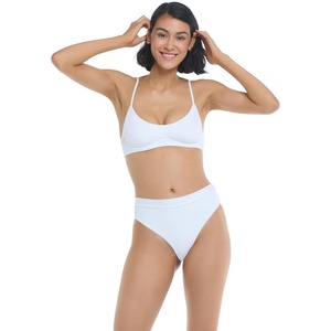 image:imageBody Glove Womens Palmer Underwire Adjustable Bikini Top SwimsuitWhite Ibiza Rib