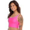 image:imageBody Glove Womens Azelie Crop Bikini Top SwimsuitBubble Gum Colorblock