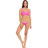 image:imageBody Glove Womens Lolah Bikini Top Swimsuit with Tie Front DetailBubble Gum Colorblock