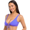 image:imageBody Glove Womens Lolah Bikini Top Swimsuit with Tie Front DetailClearwater Ibiza Rib