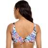image:imageBody Glove Womens Lolah Bikini Top Swimsuit with Tie Front DetailMiami Palm Tree Print