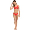 image:imageBody Glove Womens Lolah Bikini Top Swimsuit with Tie Front DetailSnapdragon Ibiza Rib