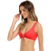 image:imageBody Glove Womens Lolah Bikini Top Swimsuit with Tie Front DetailSnapdragon Ibiza Rib