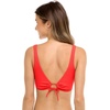 image:imageBody Glove Womens Lolah Bikini Top Swimsuit with Tie Front DetailSnapdragon Ibiza Rib