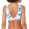 image:imageBody Glove Womens Rumor Deep V Bikini Top SwimsuitCloud Blue Rib