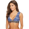 image:imageBody Glove Womens Rumor Deep V Bikini Top SwimsuitNation Midnight