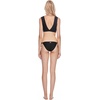 image:imageBody Glove Womens Rumor Deep V Bikini Top SwimsuitScandal Ribbed Black