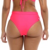 image:imageBody Glove Womens Smoothies Marlee Solid High Waist Solid Bikini Bottom SwimsuitBubblegum