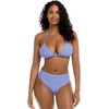 image:imageBody Glove Womens Smoothies Marlee Solid High Waist Solid Bikini Bottom SwimsuitPeriwinkle