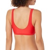 image:imageBody Glove Womens Smoothies May Solid Bikini Top Swimsuit with Peekaboo Front Bow DetailTrue Red