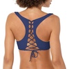image:imageBody Glove Womens Standard Smoothies Sasha Solid Strappy Back Scoop Bikini Top SwimsuitSmoothies Midnight