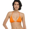 image:imageBody Glove DITA Slider Triangle Bikini Top SwimsuitComo Textured Orange
