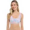 image:imageBody Glove Womens Lovia Crop Bikini Top SwimsuitDaydream Reversible Floral