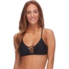 image:imageBody Glove Womens Phoebe Fixed Triangle Bikini Top SwimsuitBlack