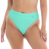 image:imageBody Glove Womens Smoothies Marlee Solid High Waist Solid Bikini Bottom SwimsuitSmoothie Sea Mist