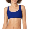 image:imageBody Glove Womens Standard Smoothies Sasha Solid Strappy Back Scoop Bikini Top SwimsuitSmoothies Abyss