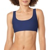 image:imageBody Glove Womens Standard Smoothies Sasha Solid Strappy Back Scoop Bikini Top SwimsuitSmoothies Midnight