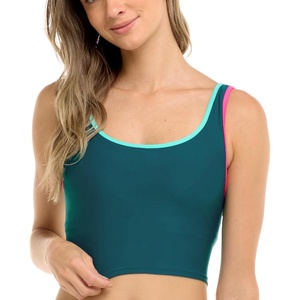 image:imageBody Glove Womens Azelie Crop Bikini Top SwimsuitKingfisher Colorblock
