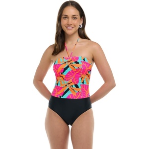 image:imageBody Glove Womens Julia Bandeau Style One Piece SwimsuitCanopy Tropical Brights