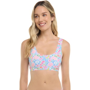 image:imageBody Glove Womens Lovia Crop Bikini Top SwimsuitDaydream Reversible Floral