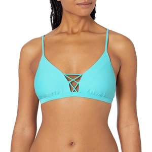 image:imageBody Glove Womens Phoebe Fixed Triangle Bikini Top SwimsuitSea Mist