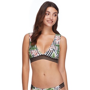 image:imageBody Glove Womens Rumor Deep V Bikini Top SwimsuitSamoa Black