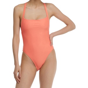 image:imageBody Glove Womens Smoothies Electra Solid One Piece Swimsuit with Strappy Back DetailSunset