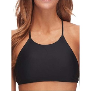 image:imageBody Glove Womens Smoothies Elena High Neck Cropped Bikini TopSmoothies Black