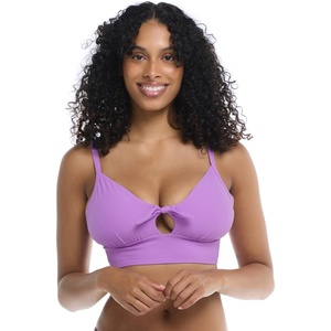 image:imageBody Glove Womens Smoothies Olivia Solid Bikini Top Swimsuit with Adjustable Tie BackAkebi