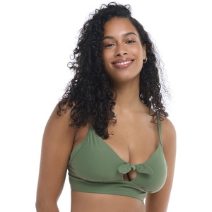 image:imageBody Glove Womens Smoothies Olivia Solid Bikini Top Swimsuit with Adjustable Tie BackCactus