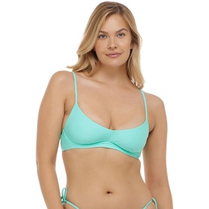 image:imageBody Glove Womens Smoothies Palmer Underwire Adjustable Bikini Top SwimsuitSea Mist