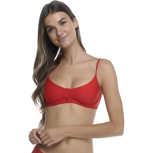 image:imageBody Glove Womens Smoothies Palmer Underwire Adjustable Bikini Top SwimsuitTrue Red