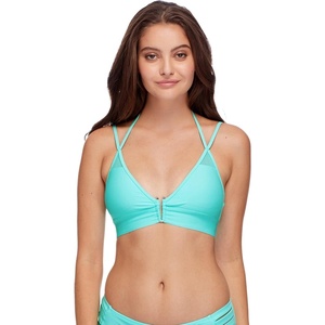 image:imageBody Glove Womens Standard Vivienne VWire Fixed Triangle Bikini Top SwimsuitSea Mist