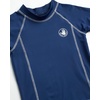 image:imageBody Glove Boys Rash Guard Shirt  UPF 50 Quick Dry Fabric Rash Guard Swimwear for Boys  Short Sleeve Kids Swim ShirtNavy