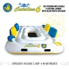 image:imageBody Glove Catalina Island  SixPerson Inflatable Floating Lounge with Bluetooth Speaker 2 Coolers amp 6 Drink Holders Mesh Cooling Zone Anchor System Leisure Lake Relaxation