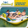 image:imageBody Glove Catalina Island  SixPerson Inflatable Floating Lounge with Bluetooth Speaker 2 Coolers amp 6 Drink Holders Mesh Cooling Zone Anchor System Leisure Lake Relaxation