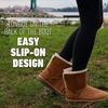 image:imageBody Glove Fireside Womens Boots  Winter Boots  Fur Lined Snow Boots IndoorOutdoor Boot Slipper Lightweight and Cozy slipper