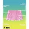 image:imageBody Glove Girls Athletic Shorts  4 Pack Gym Dolphin Shorts Running Volleyball Short for Girls  Size Up for Better FitBlackBlueRedPink Solid