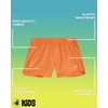 image:imageBody Glove Girls Athletic Shorts  4 Pack Gym Dolphin Shorts Running Volleyball Short for Girls  Size Up for Better FitBlackOrangePinkOmbre