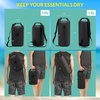 image:imageBody Glove Rolltop Waterproof Dry Bag with Zippered Front Pocket 10 Litre Dry Storage Bag for Beach Boating Camping Hiking BlueBlack10LBlackBlack