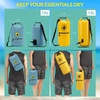 image:imageBody Glove Rolltop Waterproof Dry Bag with Zippered Front Pocket 10 Litre Dry Storage Bag for Beach Boating Camping Hiking BlueBlack10LGrey MelangeBlack