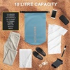 image:imageBody Glove Waterproof Dry Bag with Adjustable Strap 5L10L Roll Top Dry Storage Sack for Boating Watersports Fishing and Camping RED10LBLUE