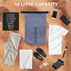 image:imageBody Glove Waterproof Dry Bag with Adjustable Strap 5L10L Roll Top Dry Storage Sack for Boating Watersports Fishing and Camping RED10LGREY